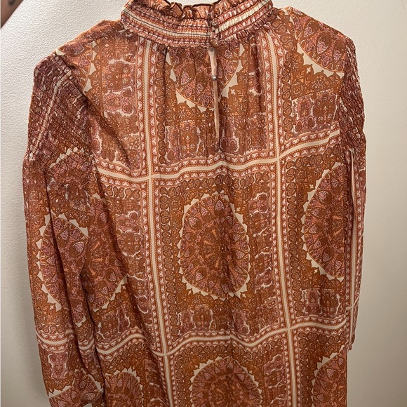 Retro groovy psychedelic pattern dress or shirt - Picture 2 of 2